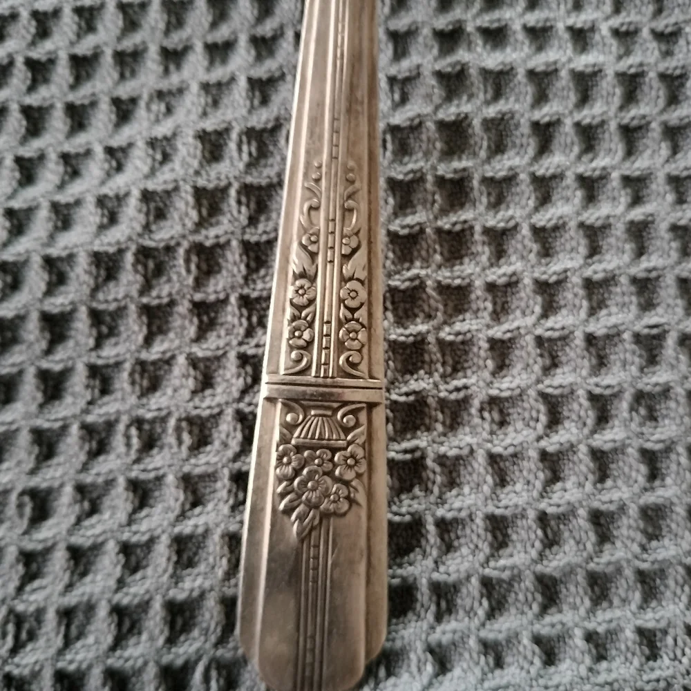 William Rogers Vintage Silverplated 1 Pie Server 2 Spoons Wild Rose Oneida